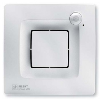 Интеллектуальный вентилятор с датчиком движения, влажности и таймером SILENT DUAL-200