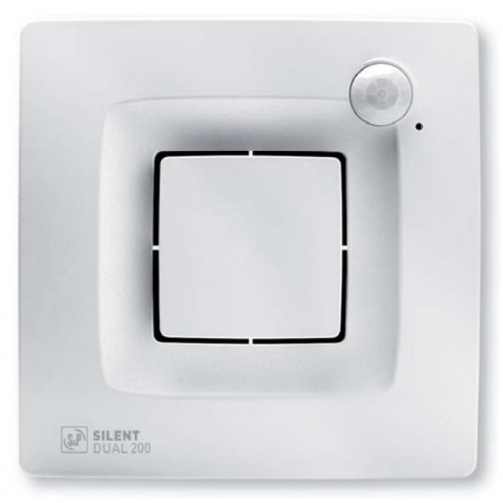 Интеллектуальный вентилятор с датчиком движения, влажности и таймером SILENT DUAL-200