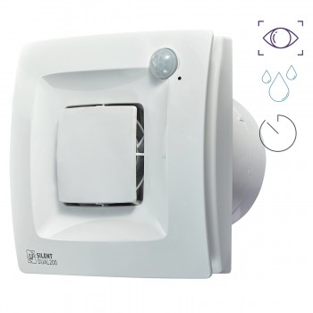 Интеллектуальный вентилятор с датчиком движения, влажности и таймером SILENT DUAL-300