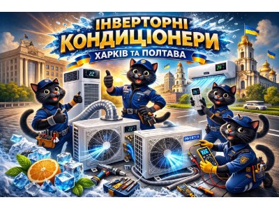 Купить инверторный кондиционер в Харькове и Полтаве – современное решение для комфорта и экономии