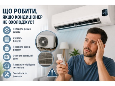 Что делать, если кондиционер не охлаждает?