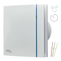 Вытяжной вентилятор с таймером и гигростатом S&P SILENT-200 CHZ DESIGN