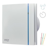 Вытяжной вентилятор с таймером и гигростатом S&P SILENT-300 CHZ DESIGN-3С