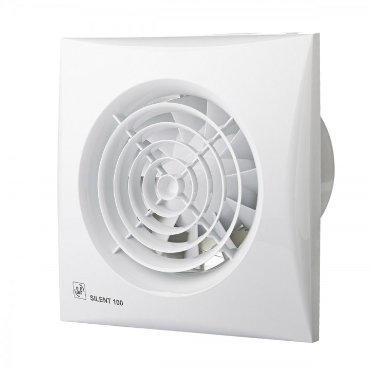 Вытяжной вентилятор с таймером S&P SILENT-100 CRZ