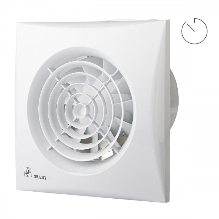 Вытяжной вентилятор с таймером S&P SILENT-200 CRZ